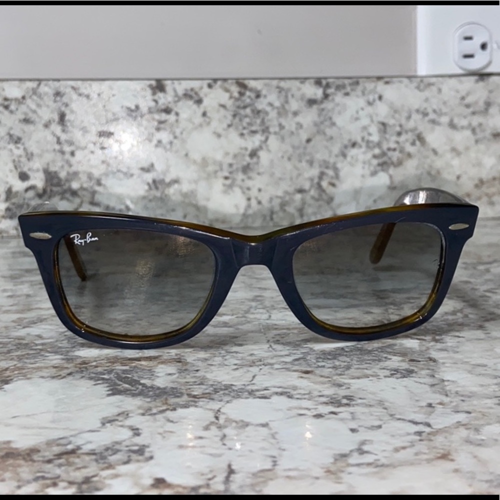 Rayban wayferer dark grey women's sunglasses